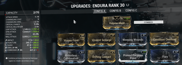 Endura Viral Build